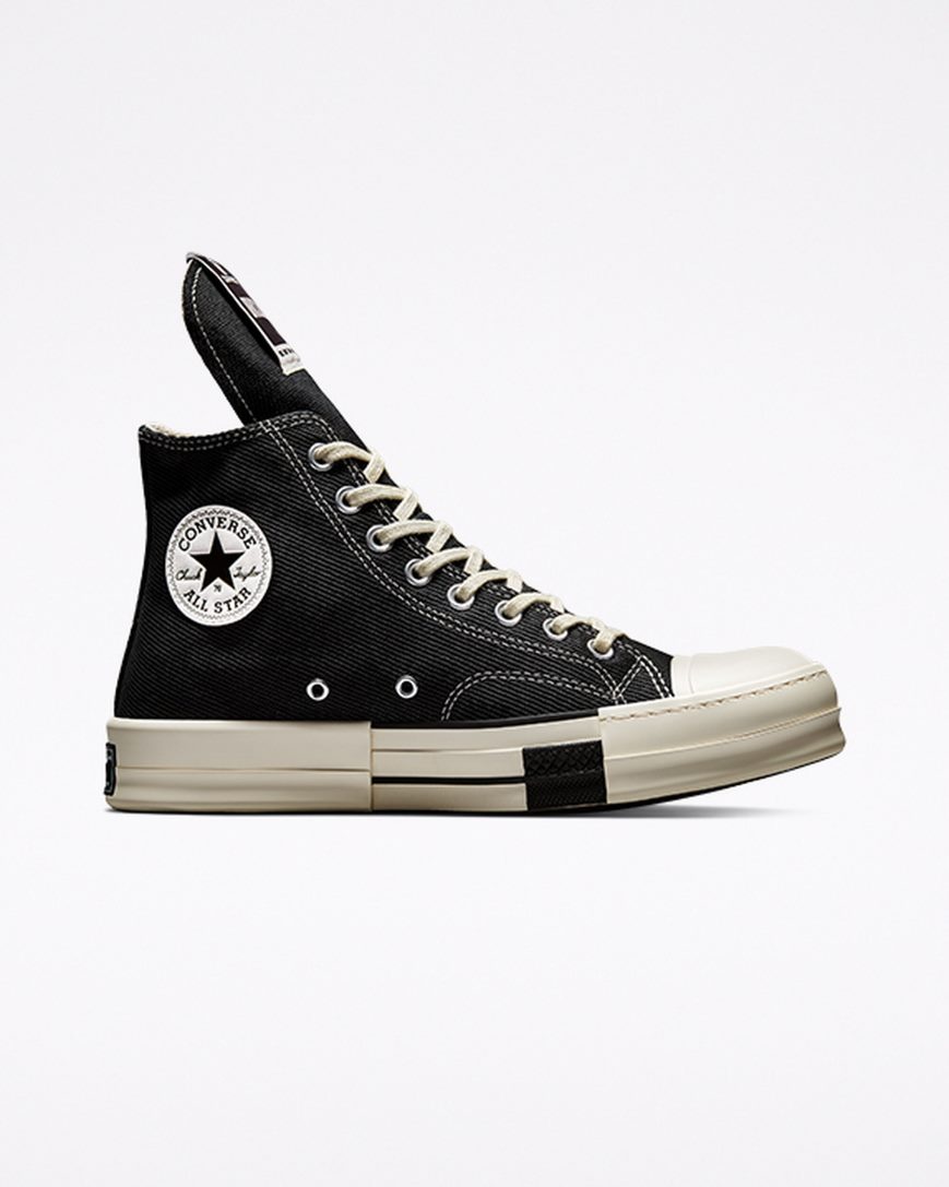 Tenis Converse x DRKSHDW DRKSTAR Chuck 70 Cano Alto Masculino Pretas | PT V0341T9